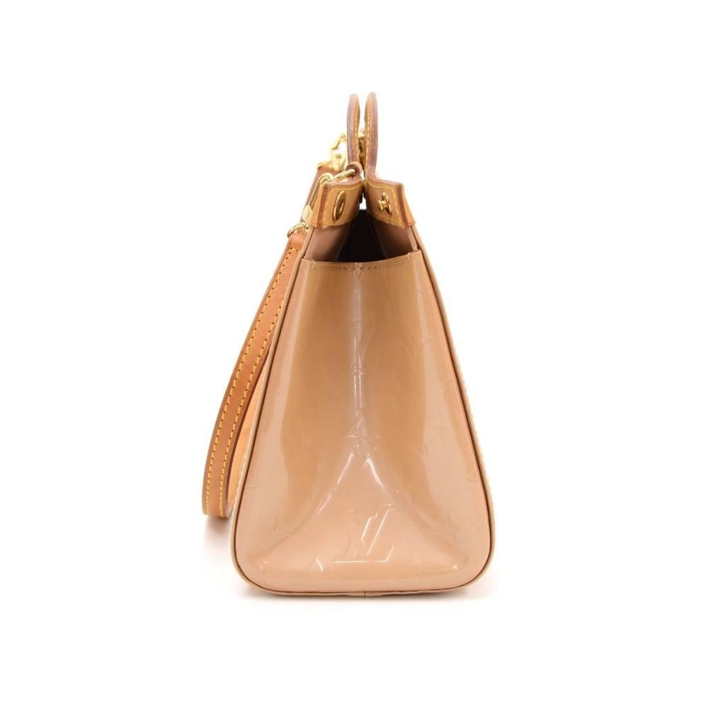 Women's Louis Vuitton Roxbury Drive Brown Noisette Vernis Leather Shoulder Hand Bag