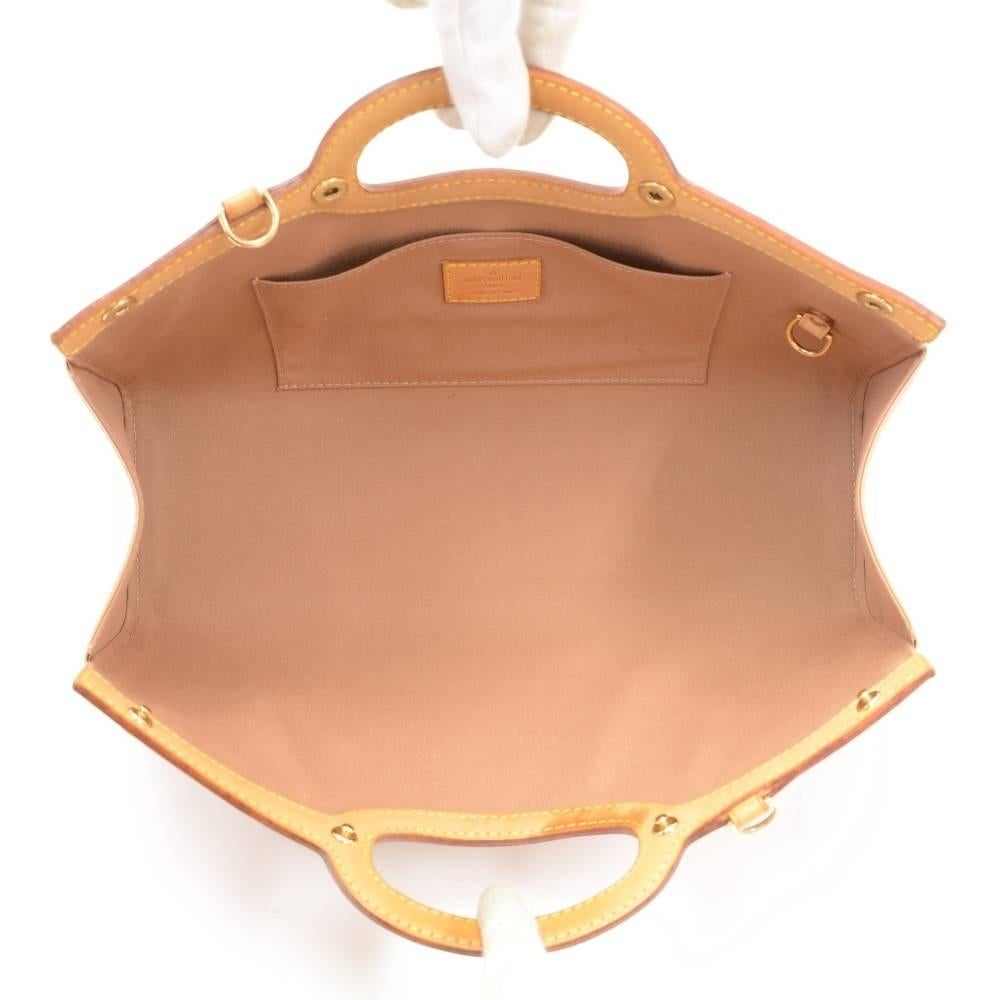 Louis Vuitton Roxbury Drive Brown Noisette Vernis Leather Shoulder Hand Bag 6