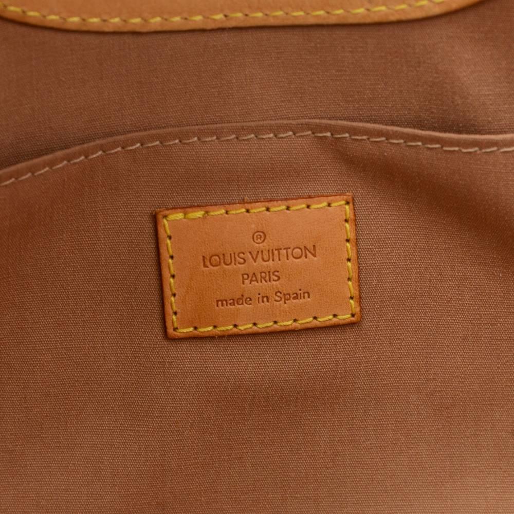 Louis Vuitton Roxbury Drive Brown Noisette Vernis Leather Shoulder Hand Bag 4