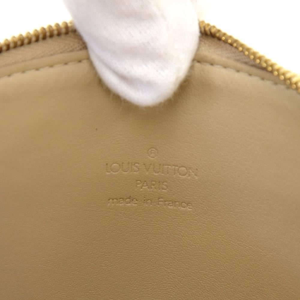 Louis Vuitton Mott Beige Vernis Leather Shoulder Bag 4