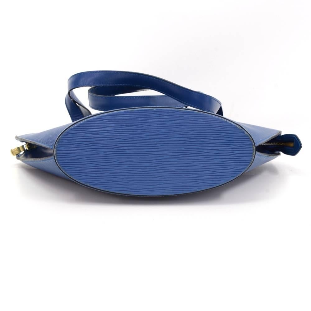 Louis Vuitton Saint Jacques PM Blue Epi Leather Shoulder Bag 2