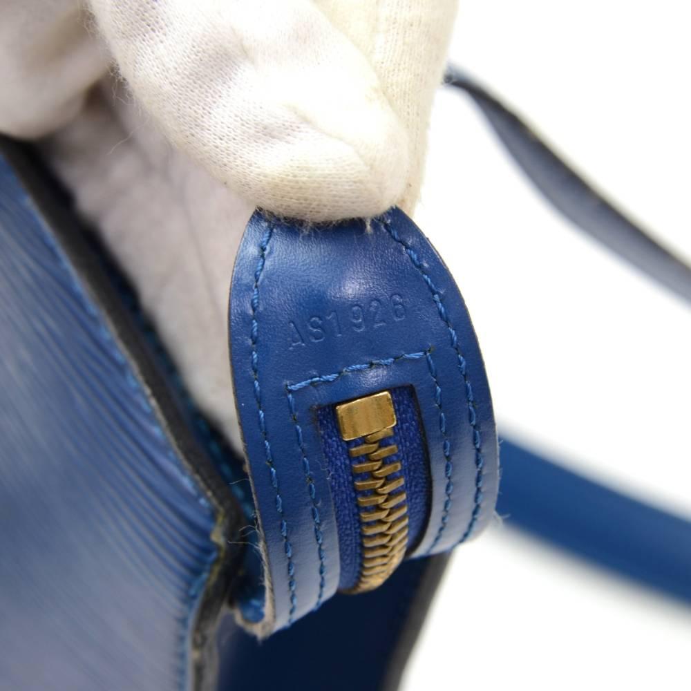 Louis Vuitton Saint Jacques PM Blue Epi Leather Shoulder Bag 5