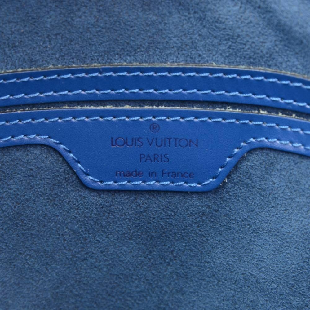 Louis Vuitton Saint Jacques PM Blue Epi Leather Shoulder Bag 4