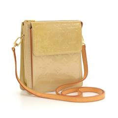 Louis Vuitton Mott Beige Vernis Leather Shoulder Bag
