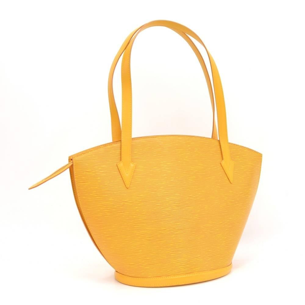 Vintage Louis Vuitton Saint Jacques GM Yellow Epi Leather Shoulder Bag In Excellent Condition In Fukuoka, Kyushu