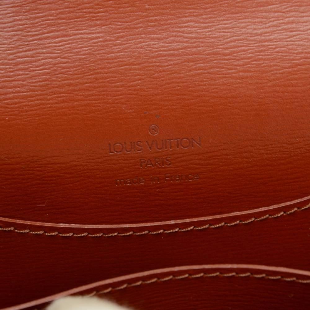 Vintage Louis Vuitton Tilsitt Brown Kenyan Fawn Epi Leather Shoulder Pochette 1