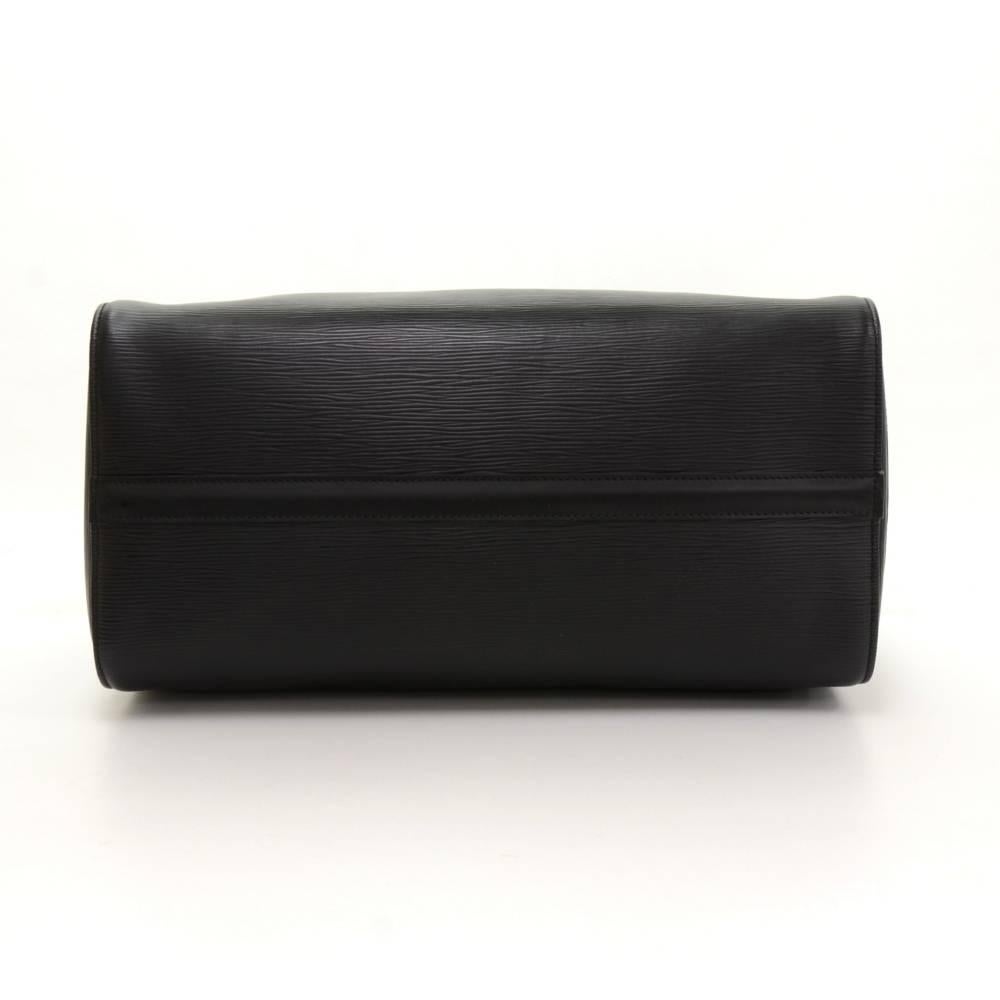 Louis Vuitton Speedy 35 Black Epi Leather City Hand Bag 2