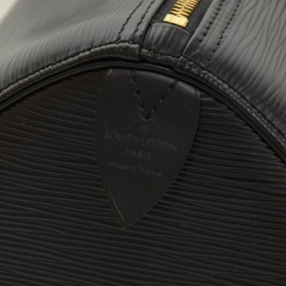 Louis Vuitton Speedy 35 Black Epi Leather City Hand Bag 3