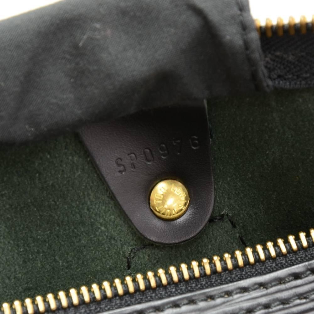 Louis Vuitton Speedy 35 Black Epi Leather City Hand Bag 5