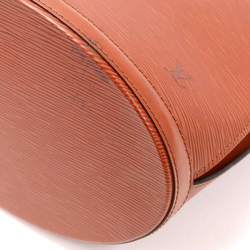 Louis Vuitton Cluny Kenyan Fawn Brown Epi Leather Shoulder Bag 4