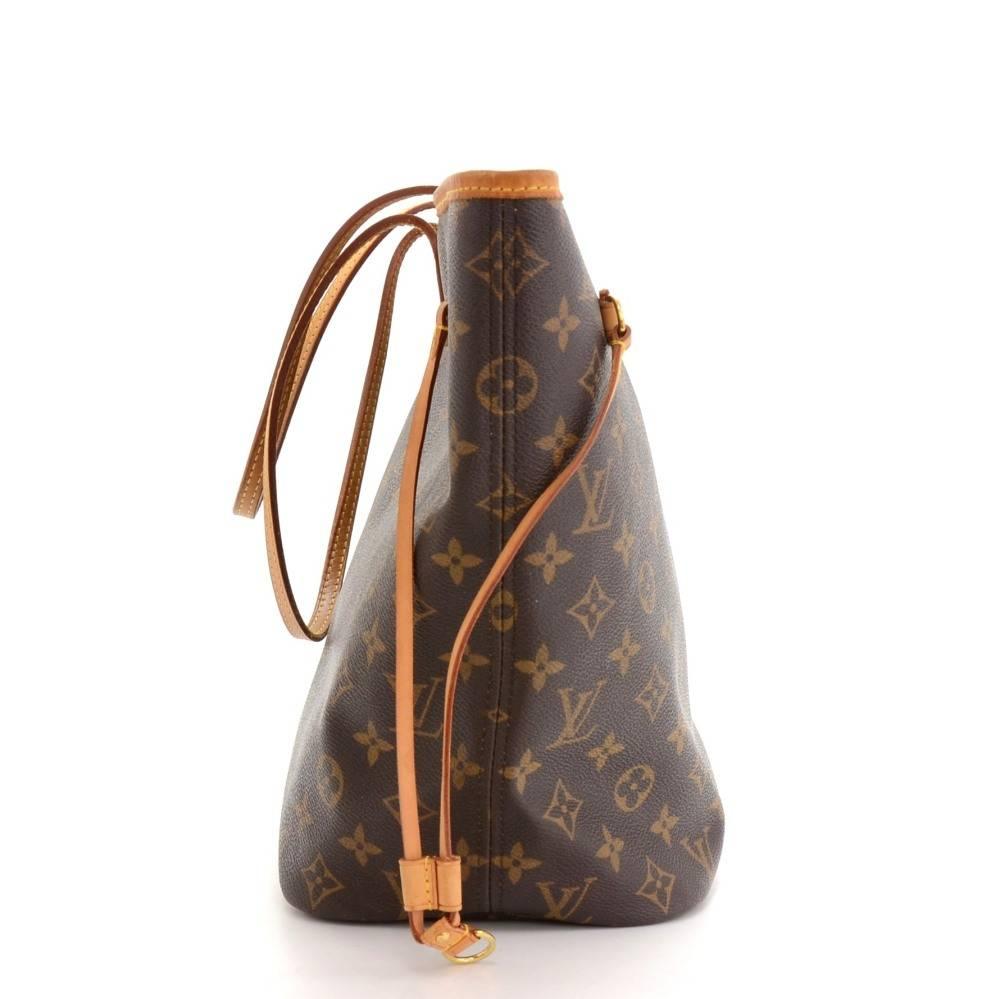 Louis Vuitton Neverfull MM Monogram Canvas Shoulder Tote Bag In Good Condition In Fukuoka, Kyushu