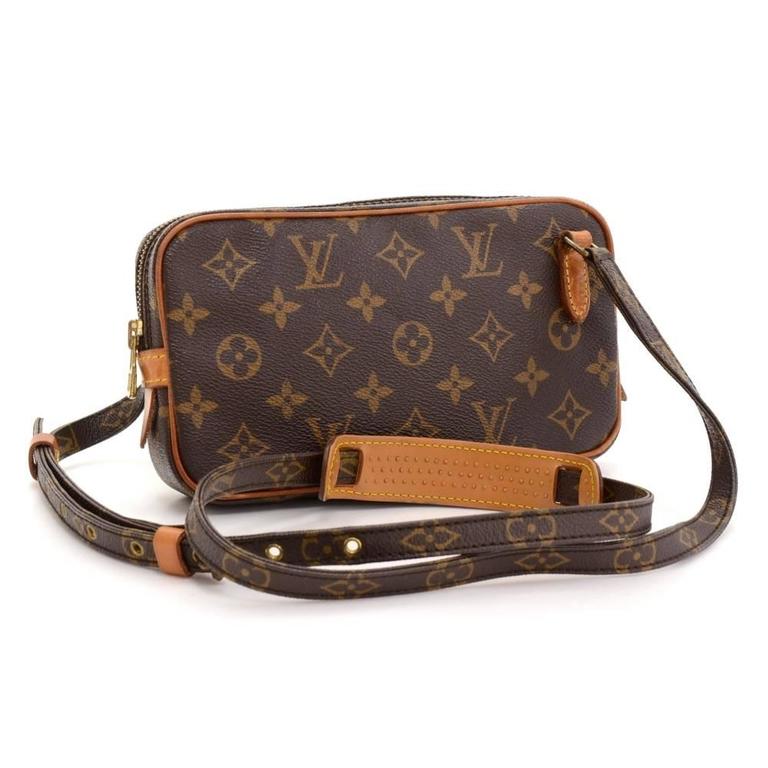 Vintage Louis Vuitton Pochette Marly Bandouliere Monogram Canvas