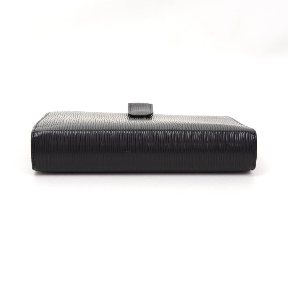 Louis Vuitton Agenda Fonctionnel MM Black Epi Leather Agenda Cover 1