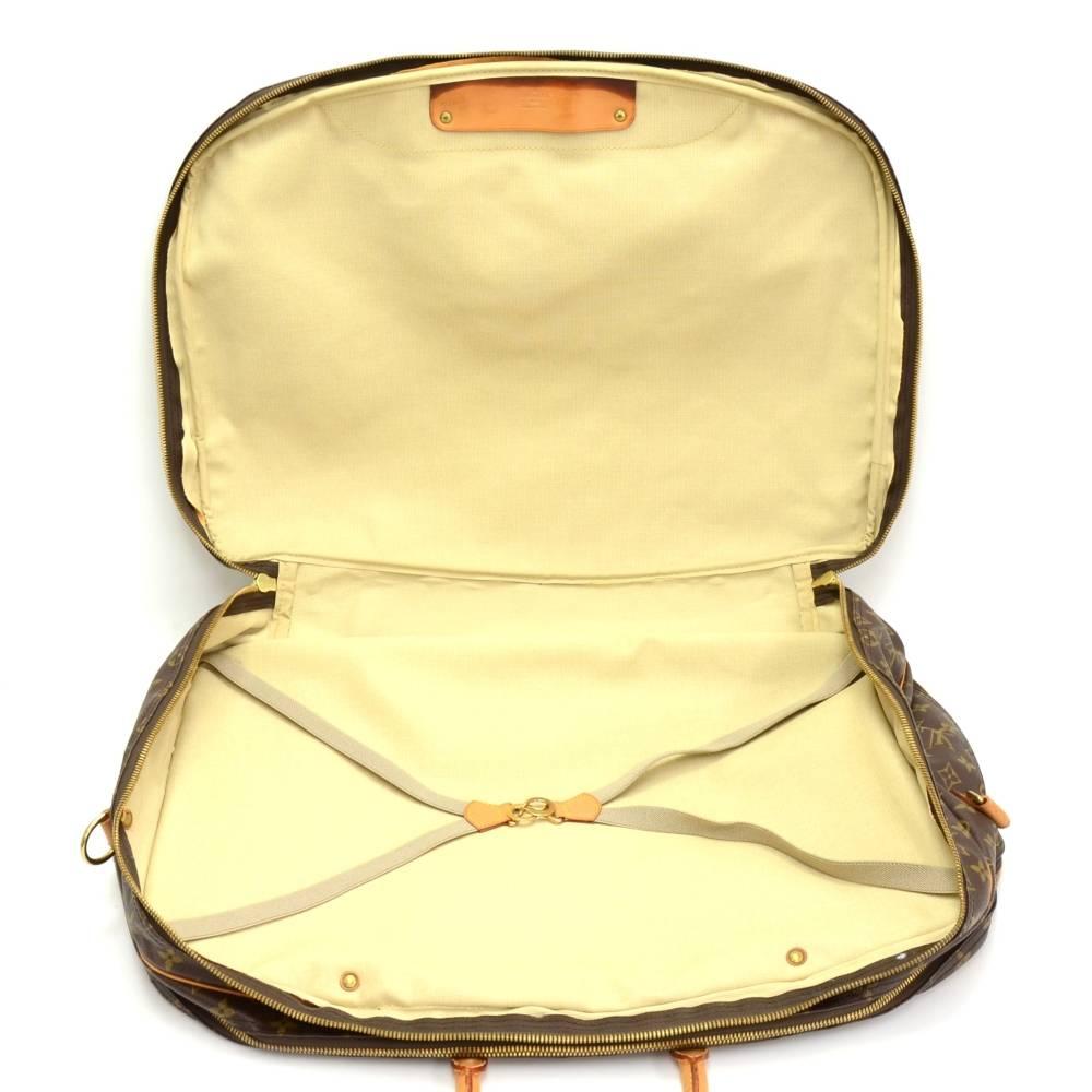 Vintage Louis Vuitton Alize 2 Poches Monogram Canvas Travel Bag + Strap 3