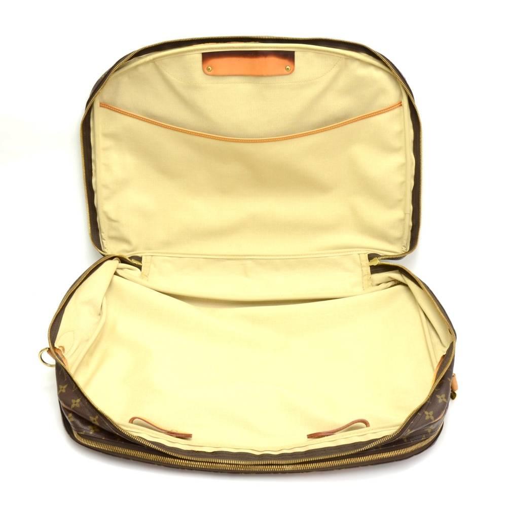 Vintage Louis Vuitton Alize 2 Poches Monogram Canvas Travel Bag + Strap 2