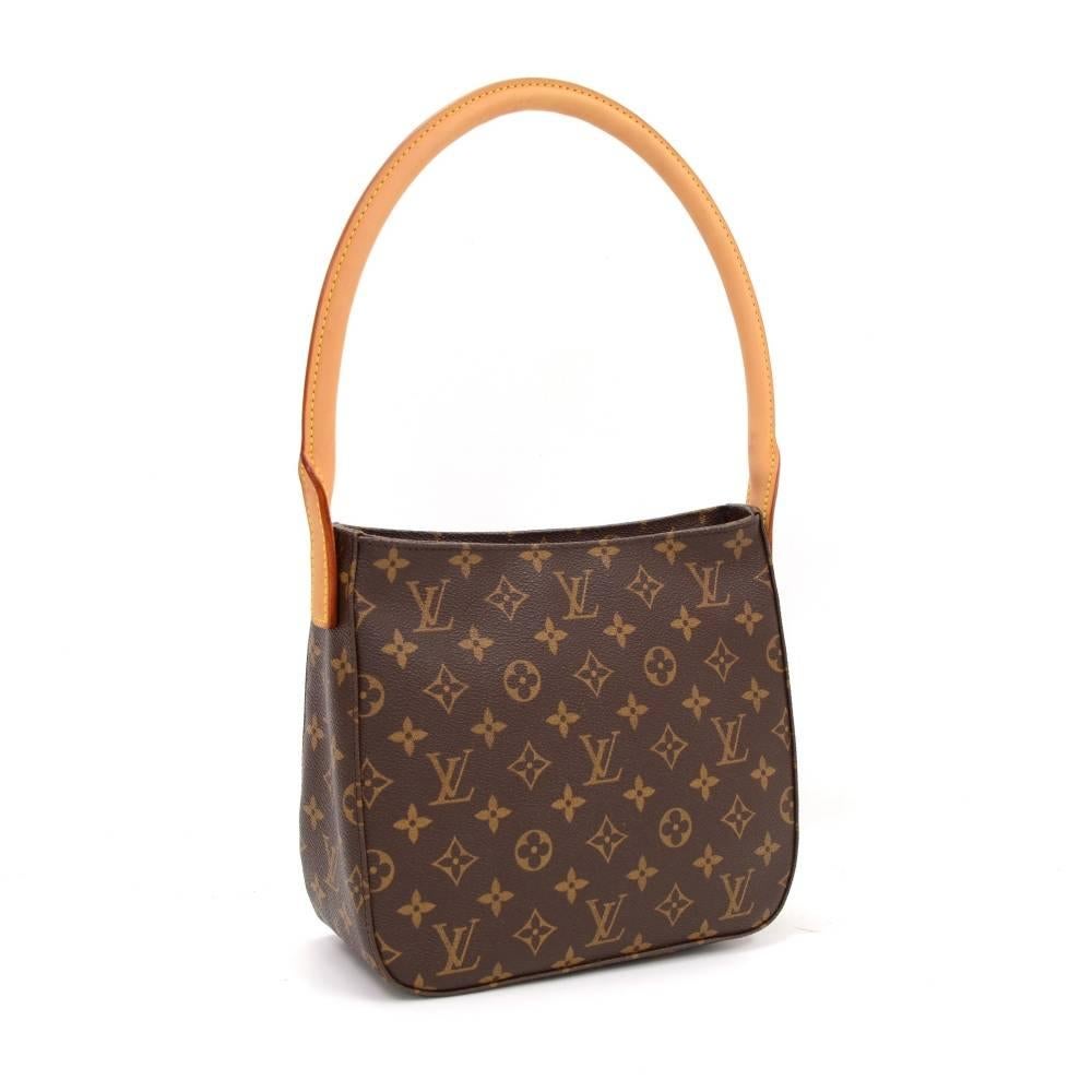 Brown Louis Vuitton Looping MM Monogram Canvas Handbag