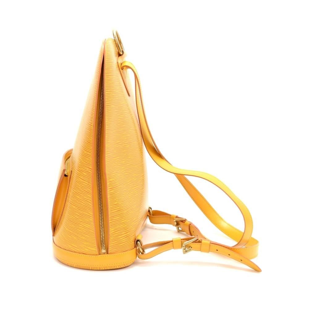 Louis Vuitton Gobelins Yellow Epi Leather  Backpack Bag 1