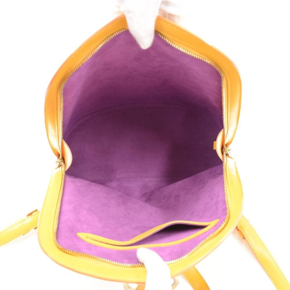 Louis Vuitton Gobelins Yellow Epi Leather  Backpack Bag 6