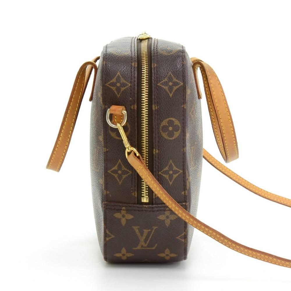Women's Louis Vuitton Spontini Monogram Canvas Hand Bag + Strap
