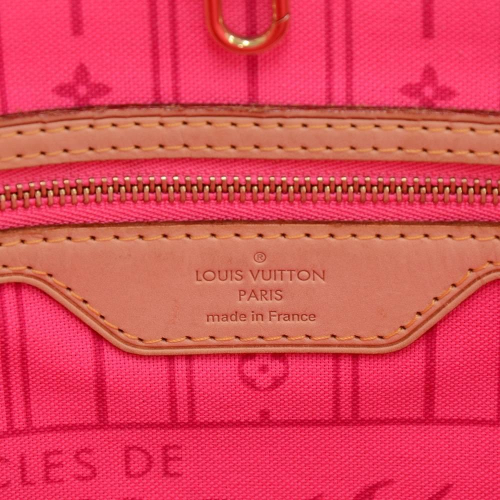 Louis Vuitton Neverfull MM Stephen Sprouse Monogram Canvas Shoulder Tote Bag 4