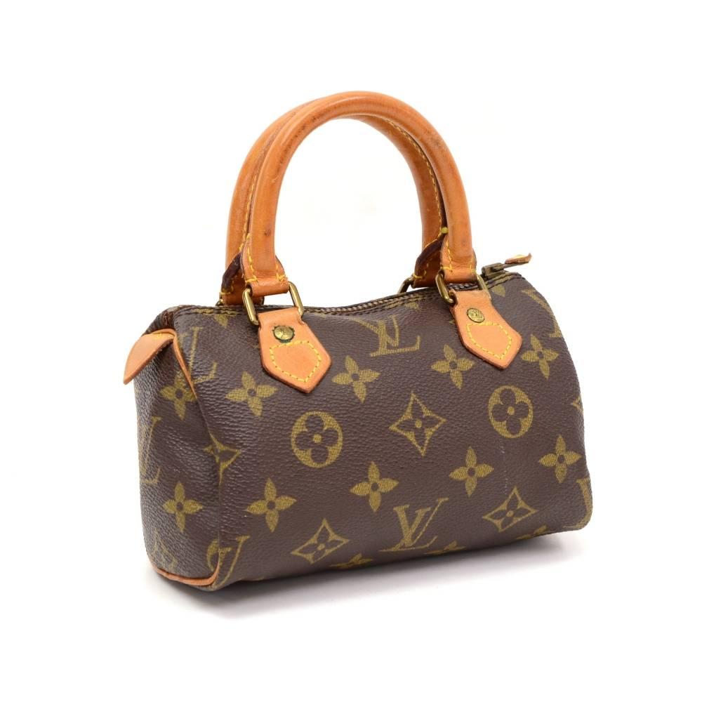 Brown Louis Vuitton Mini Speedy Sac HL Monogram Canvas Hand Bag