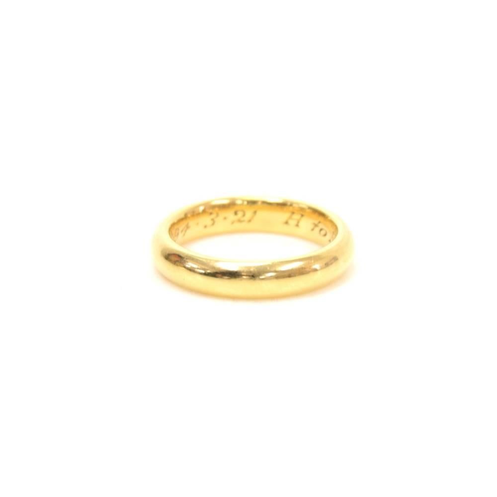 Tiffany & Co. Lucida Wedding Band 18K 4mm Ring 2