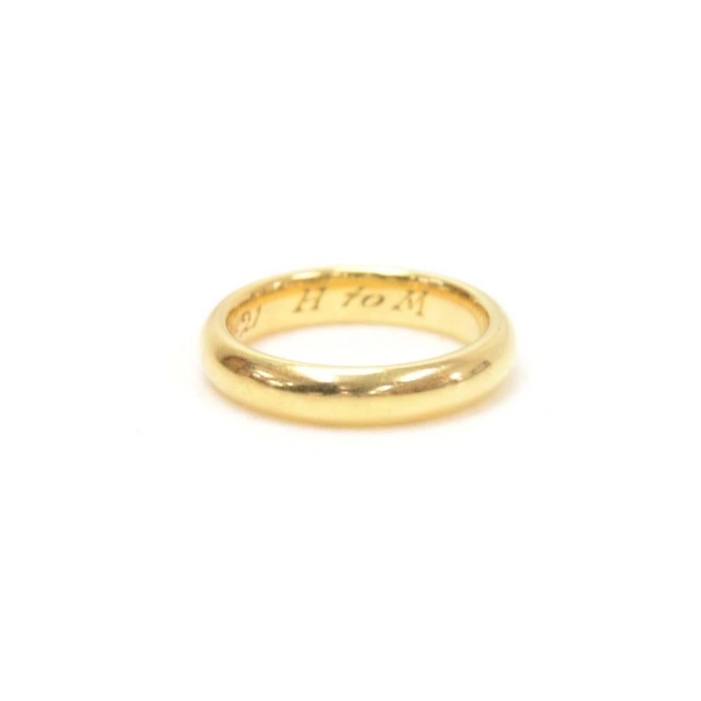 Tiffany & Co. Lucida Wedding Band 18K 4mm Ring 3