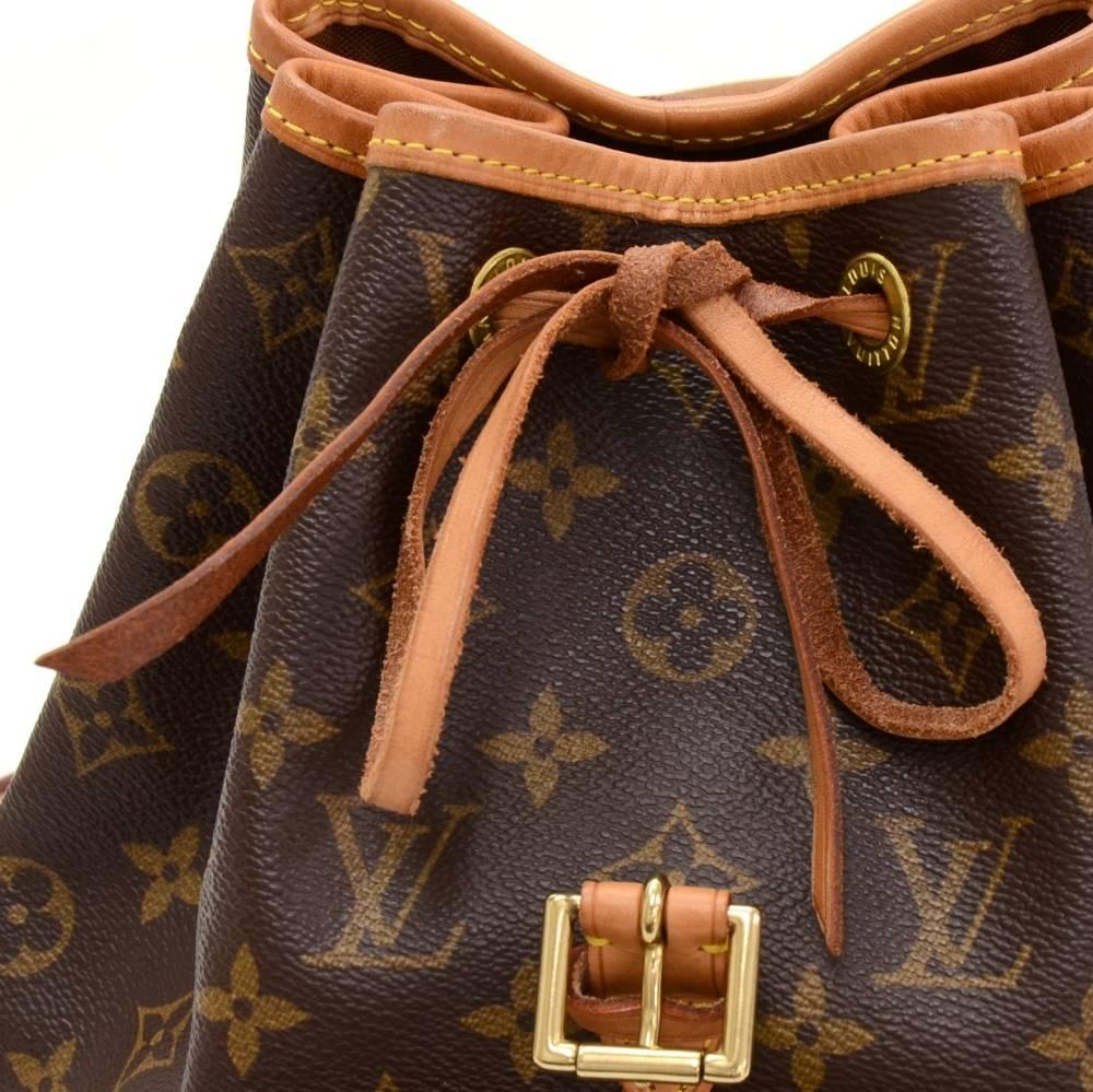 Louis Vuitton Moyen Montsouris MM Monogram Canvas Backpack Bag 4