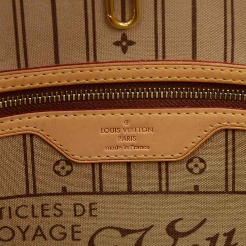 Louis Vuitton Neverfull MM Monogram Canvas Shoulder Tote Bag 3