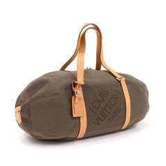 Louis Vuitton Attaquant Terre Dark Brown Damier Geant Canvas Boston Bag