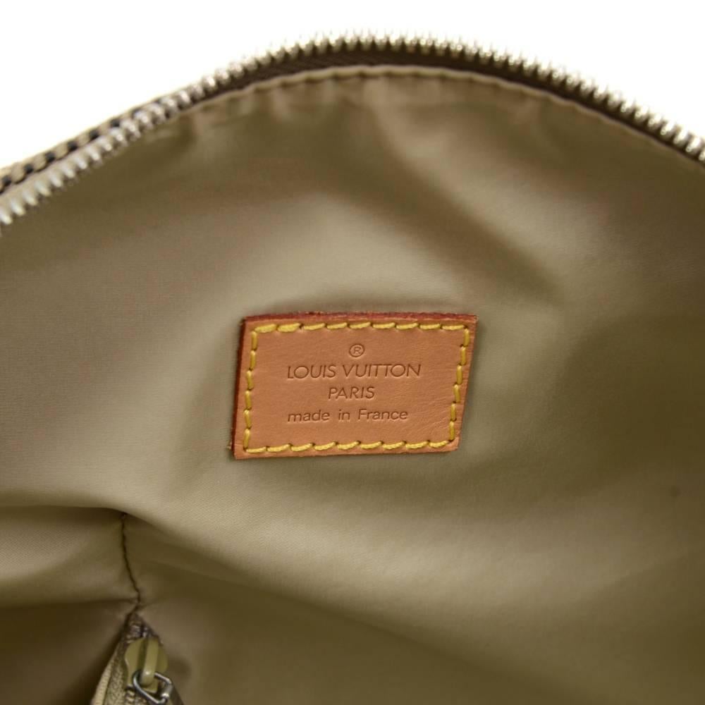 Louis Vuitton Attaquant Terre Dark Brown Damier Geant Canvas Boston Bag 4