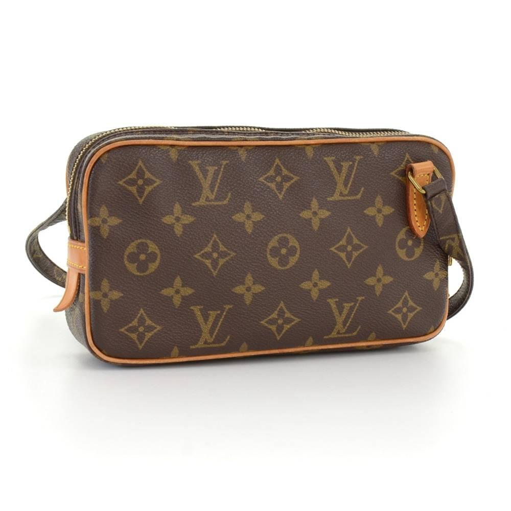 Black Vintage Louis Vuitton Pochette Marly Bandouliere Monogram Canvas Shoulder Bag