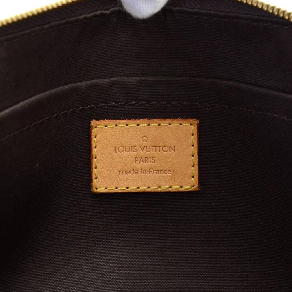Louis Vuitton Rosewood Avenue Purple Amarante Vernis Leather Shoulder Hand Bag 3