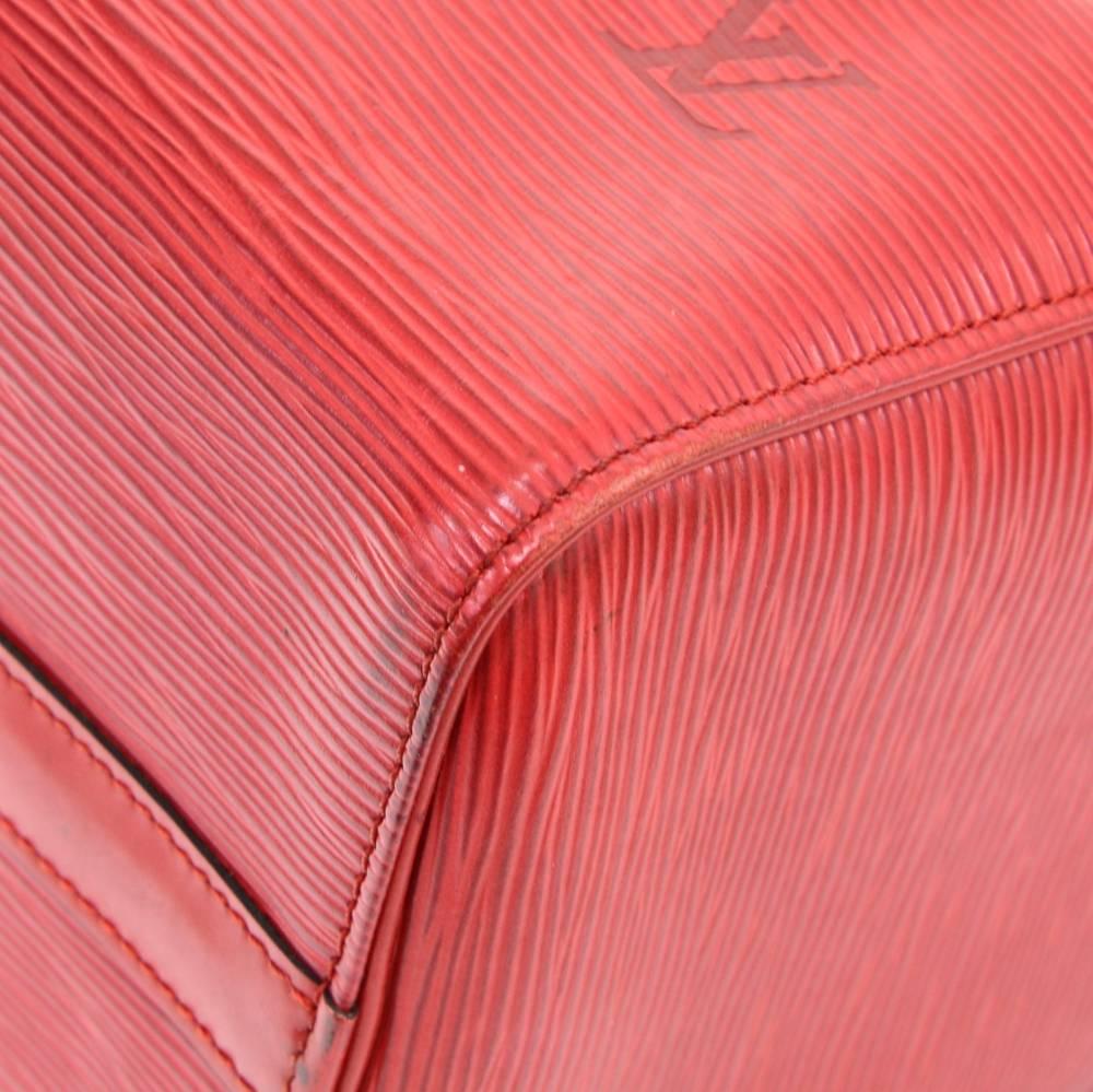 Louis Vuitton Speedy 25 Red Epi Leather City Hand Bag 3