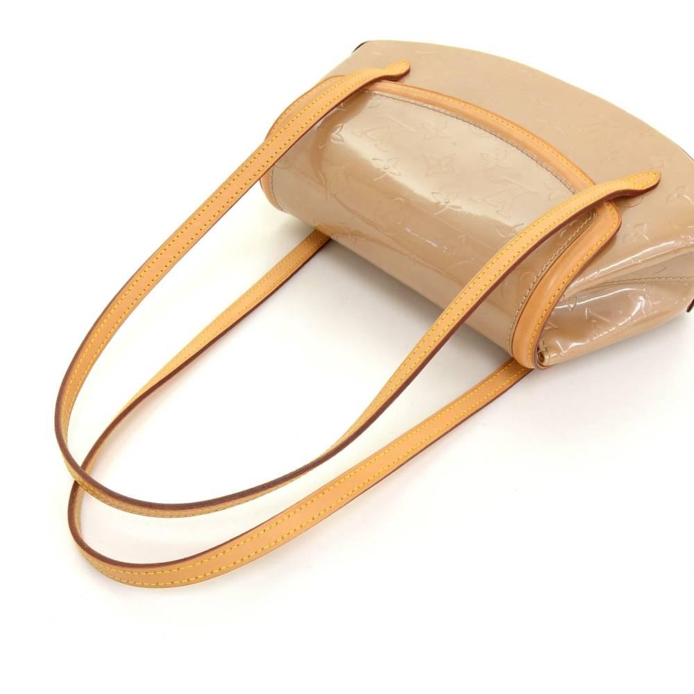 Louis Vuitton Biscayne Bay PM Noisette Vernis Leather Shoulder Bag 2