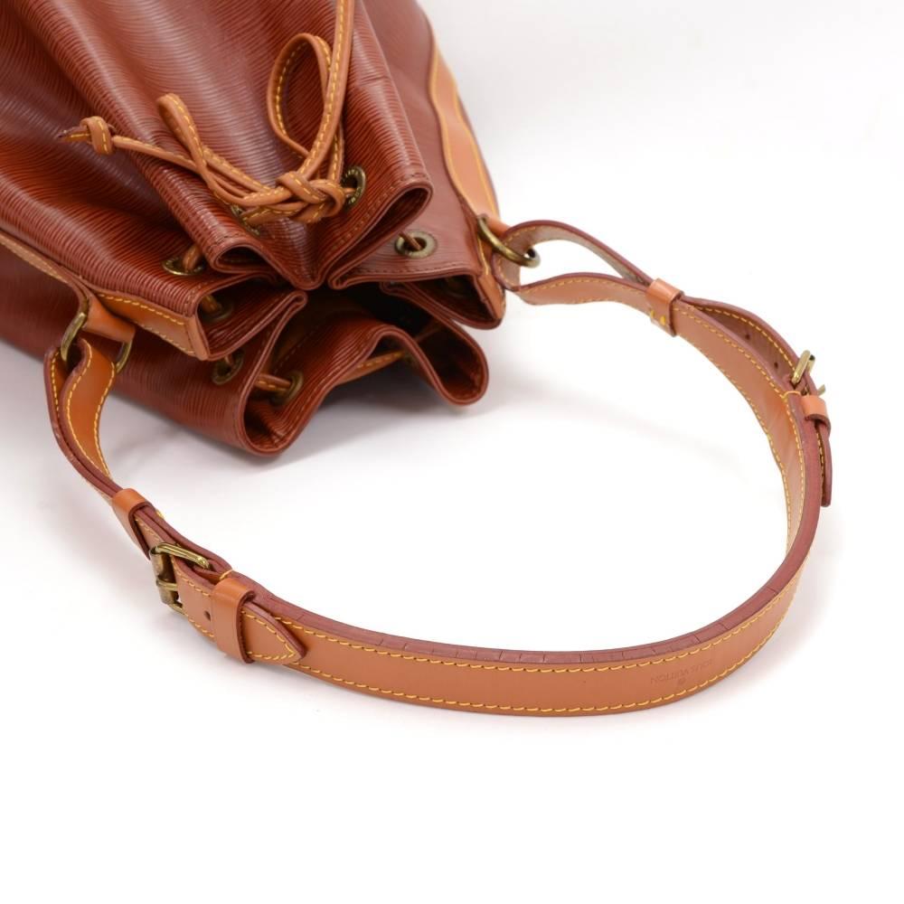 Vintage Louis Vuitton Noe Large Kenyan Fawn Epi Leather Shoulder Bag 2