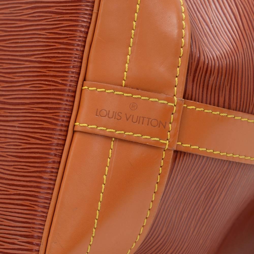 Vintage Louis Vuitton Noe Large Kenyan Fawn Epi Leather Shoulder Bag 1