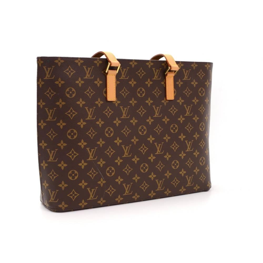 Louis Vuitton Luco Monogram Cavas Large Tote Shoulder Bag In Excellent Condition In Fukuoka, Kyushu