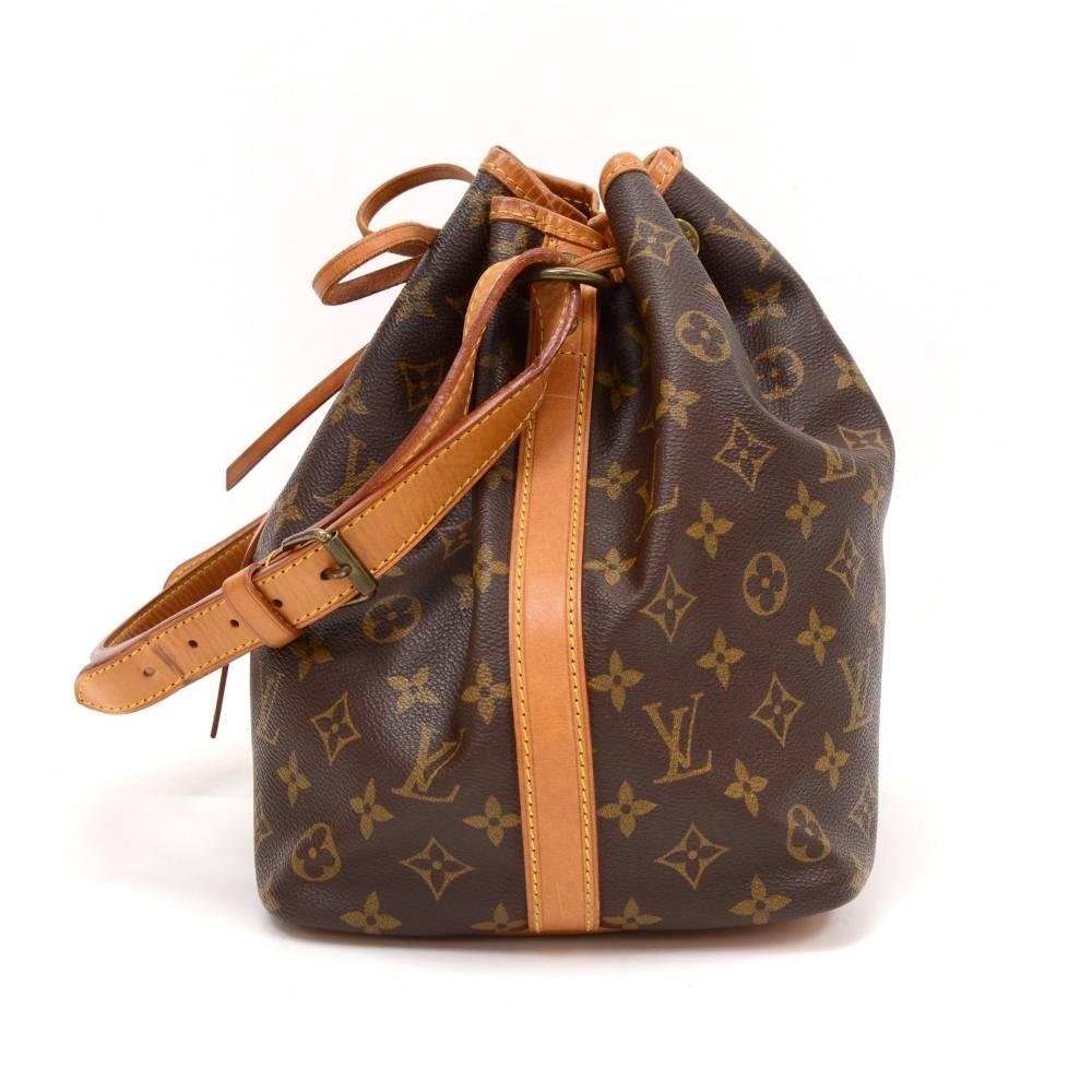 Vintage Louis Vuitton Petit Noe Monogram Canvas Shoulder Bag 1