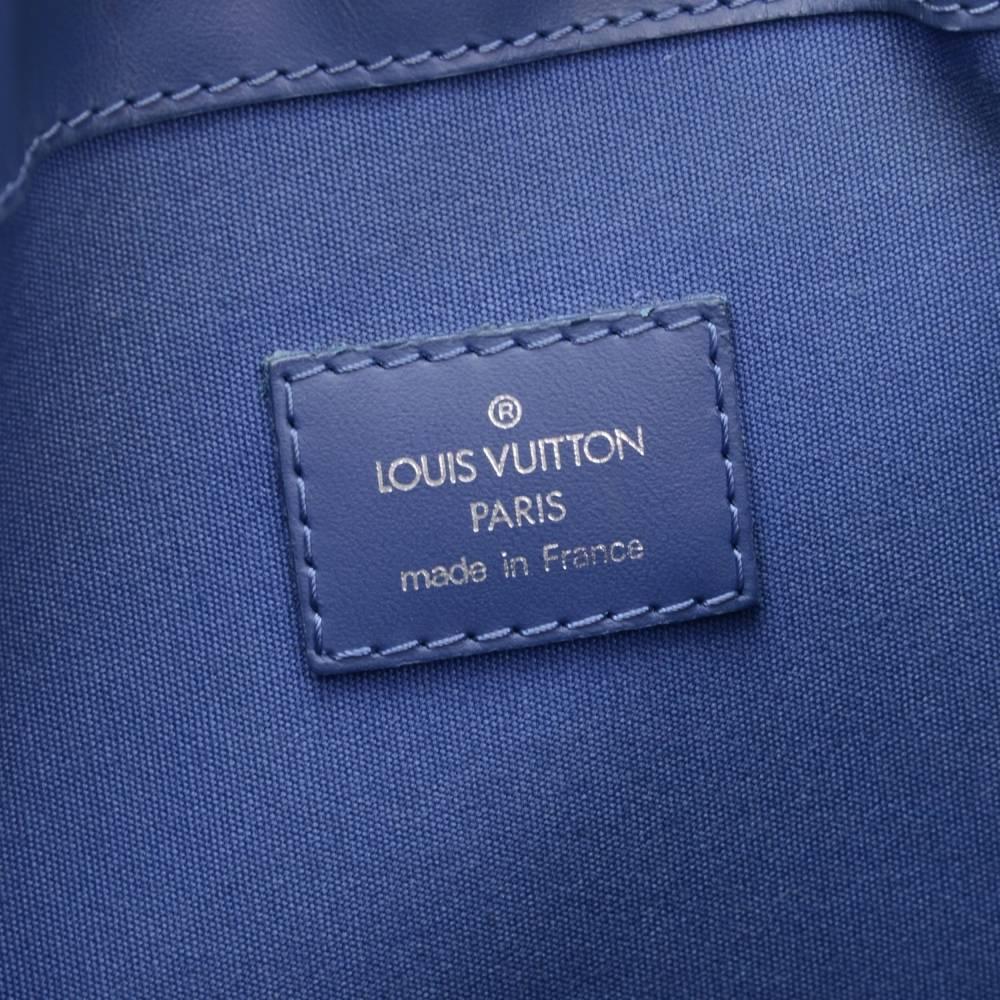 Louis Vuitton Mandara MM Myrtille Blue Epi Leather Shoulder Bag 3