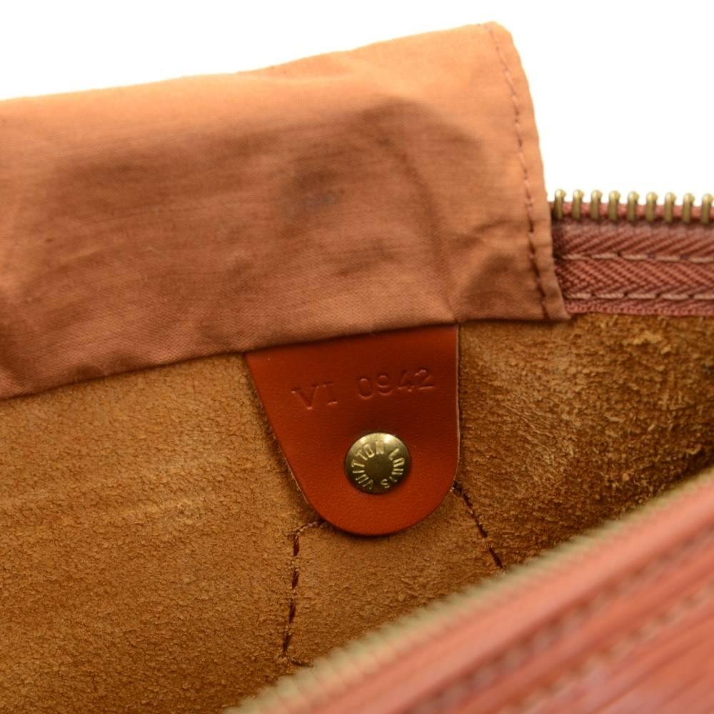 Vintage Louis Vuitton Speedy 30 Kenyan Fawn Epi Leather City Hand Bag 4