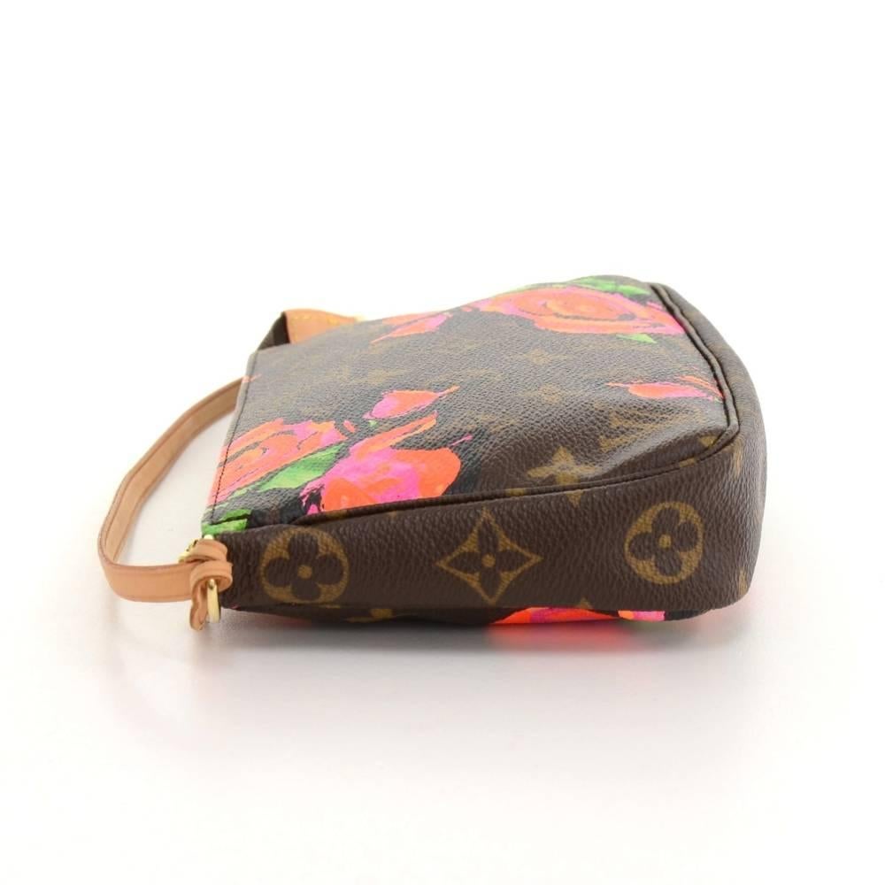 Louis Vuitton Pochette Accessories Stephen Sprouse Rose Monogram Hand Bag  In Excellent Condition In Fukuoka, Kyushu