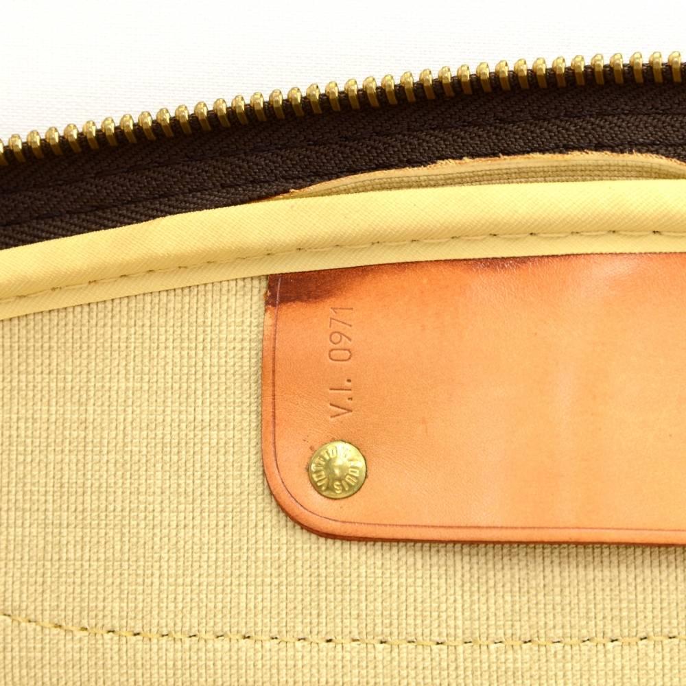 Vintage Louis Vuitton  Alize 3 Poches Monogram Canvs Travel Bag + Strap 1