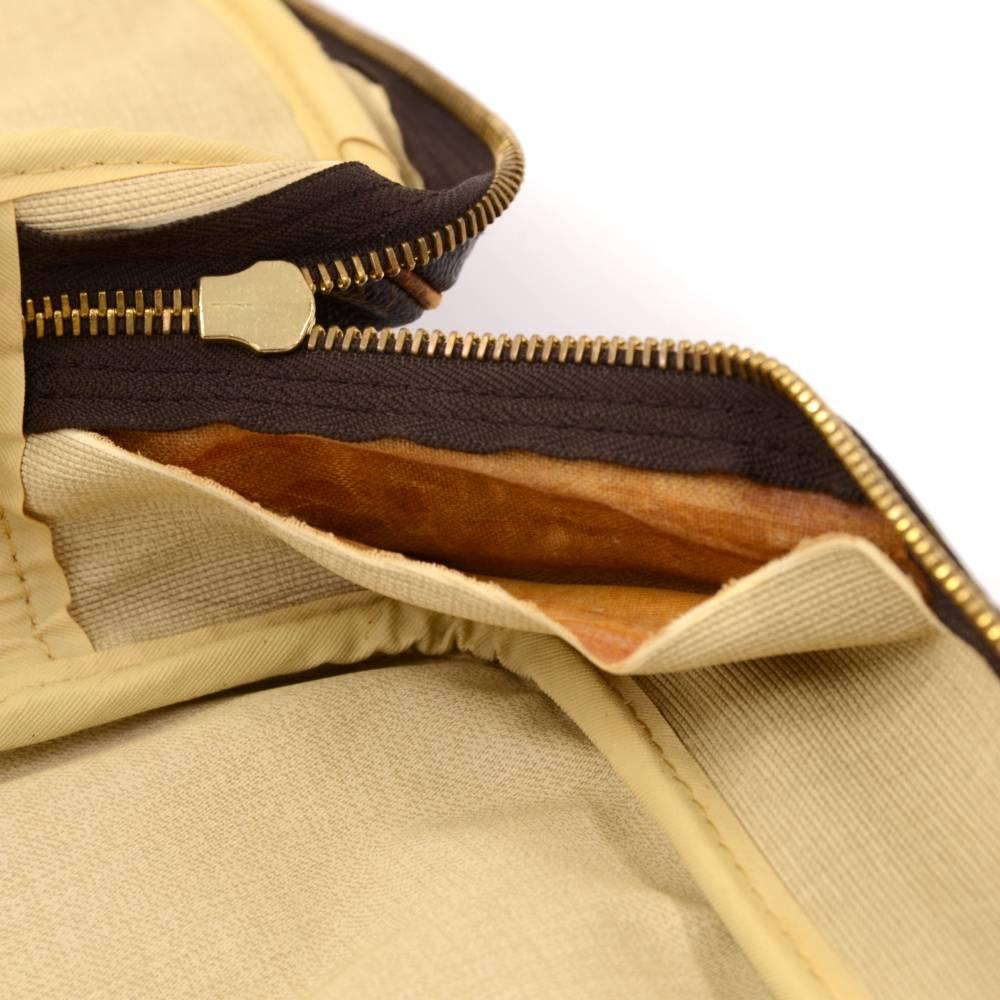 Vintage Louis Vuitton  Alize 3 Poches Monogram Canvs Travel Bag + Strap 4