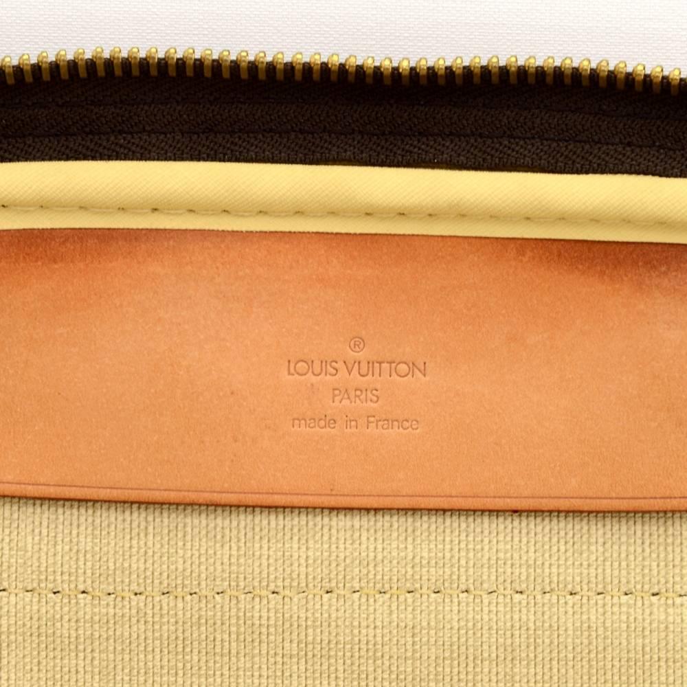 Vintage Louis Vuitton  Alize 3 Poches Monogram Canvs Travel Bag + Strap 2