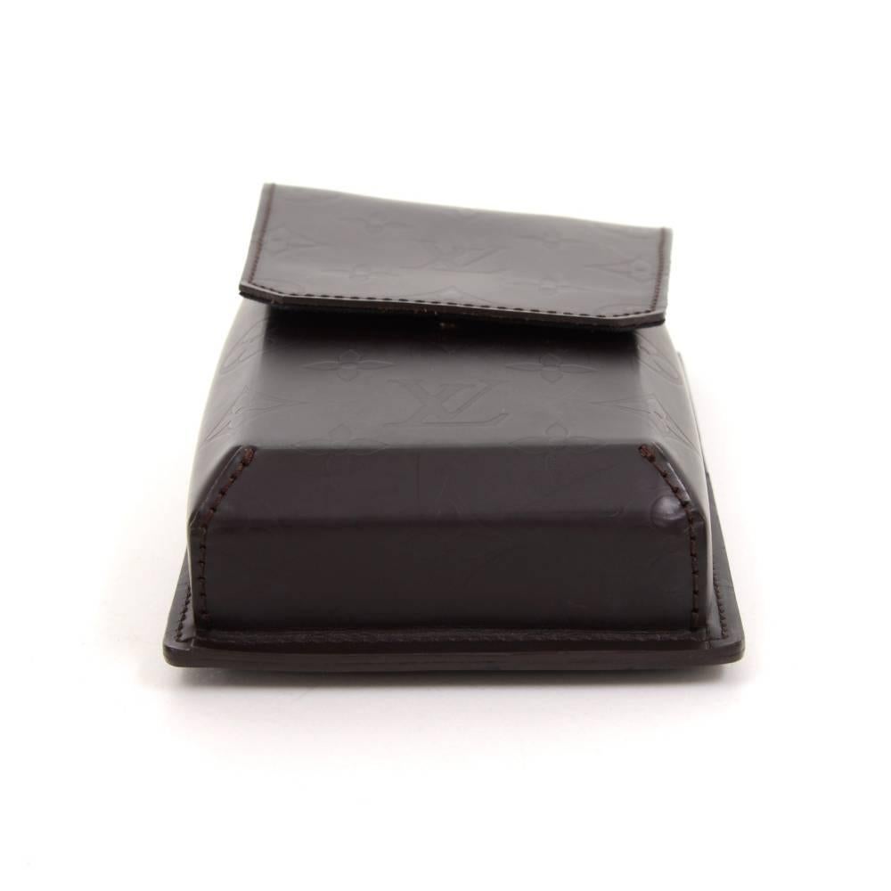Black Louis Vuitton Dark Brown Monogram Matt Leather Waist Pouch
