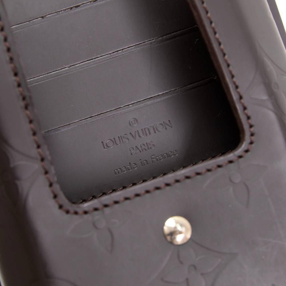 Louis Vuitton Dark Brown Monogram Matt Leather Waist Pouch 4