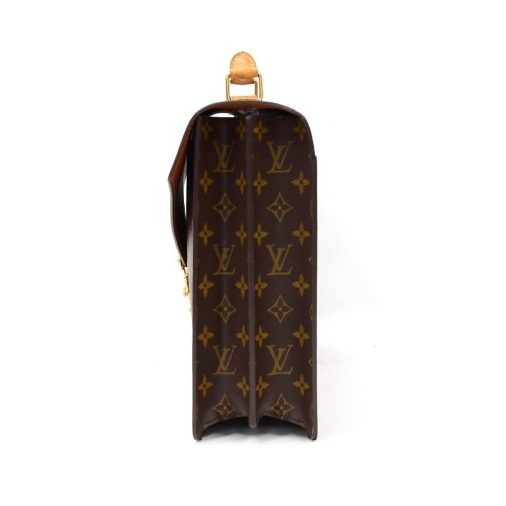 Louis Vuitton Serviette Conseiller Monogram Canvas Briefcase Hand Bag 1