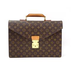 Vintage Louis Vuitton Serviette Conseiller Monogram Canvas Briefcase Hand Bag