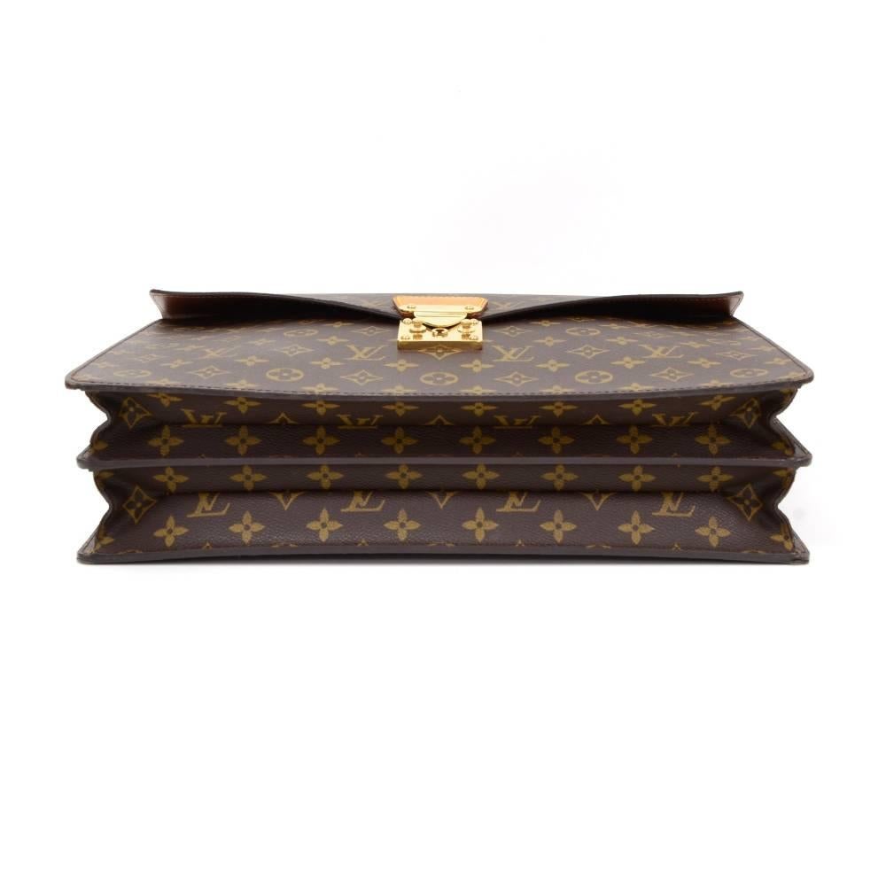 Louis Vuitton Serviette Conseiller Monogram Canvas Briefcase Hand Bag 2